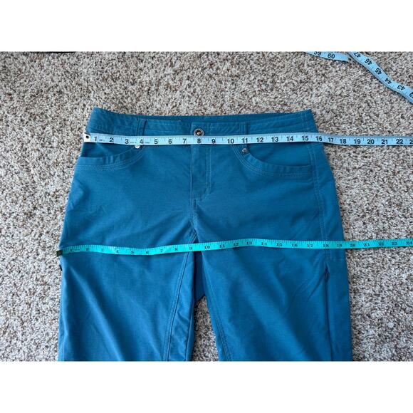 KUHL Woman's Jeans/Pants 6 SHORT (Petite), Teal/Blue, Lightweight performance - Picture 8 of 15